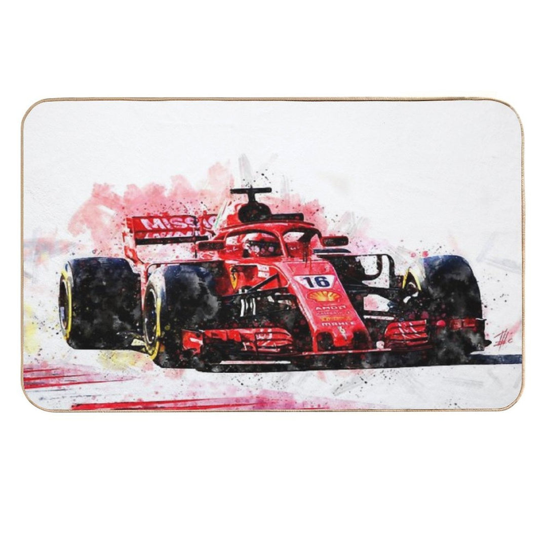 Charles Leclerc Ferrari  Eco-Friendly Bath Mat