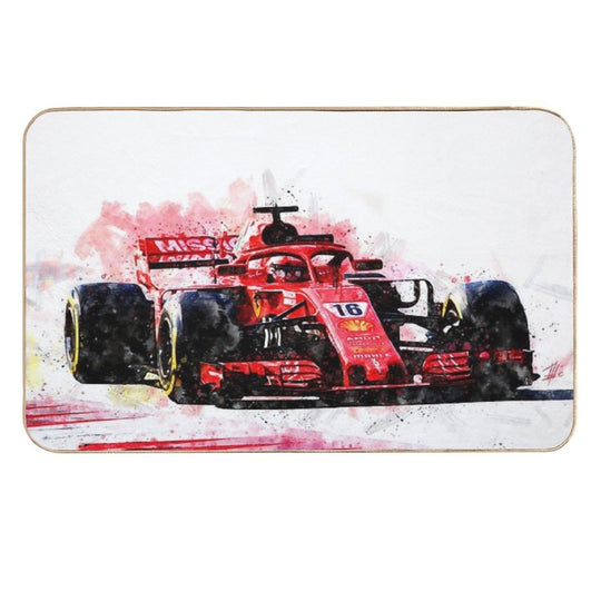 Charles Leclerc Ferrari  Eco-Friendly Bath Mat