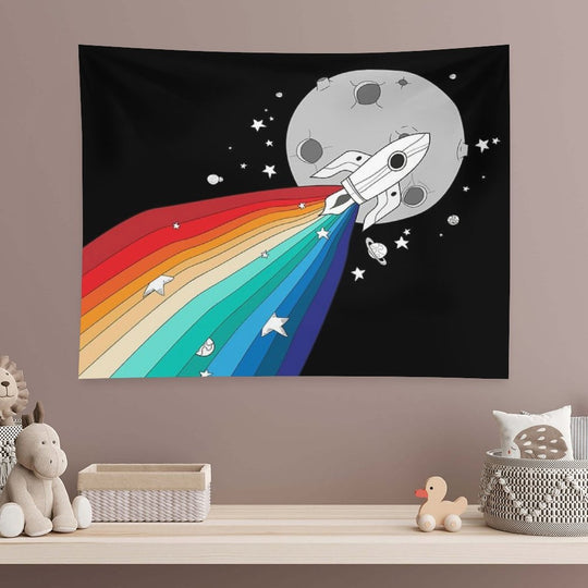 Pride Rocket Tapestry