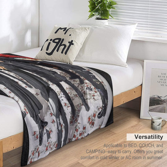 ATEEZ THE WORLD EP.1  MOVEMENT GUERRILLA Versatility Throw Blanket