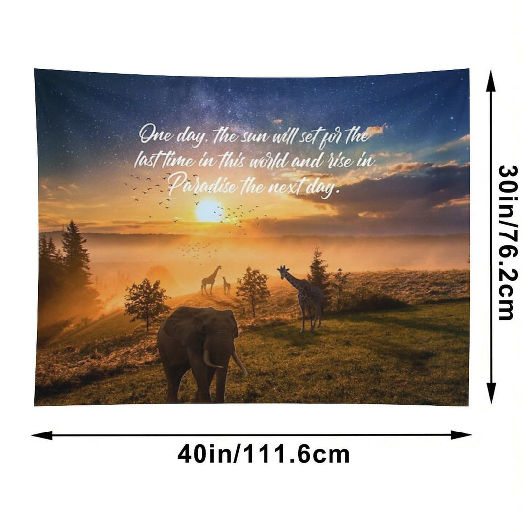 Sunrise In Paradise Tapestry