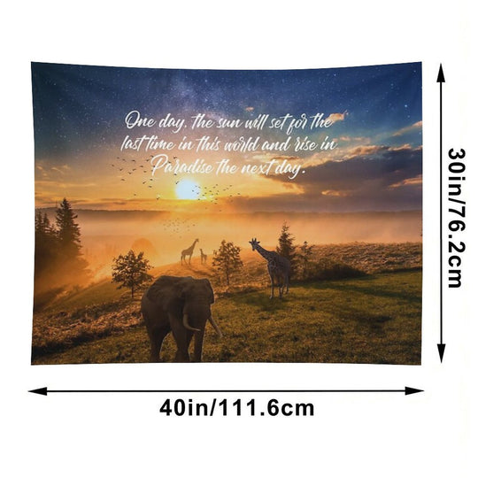 Sunrise In Paradise Tapestry
