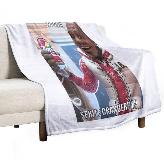 Sprite Cranberry - Wanna Sprite Cranberry Lightweight Throw Blanket