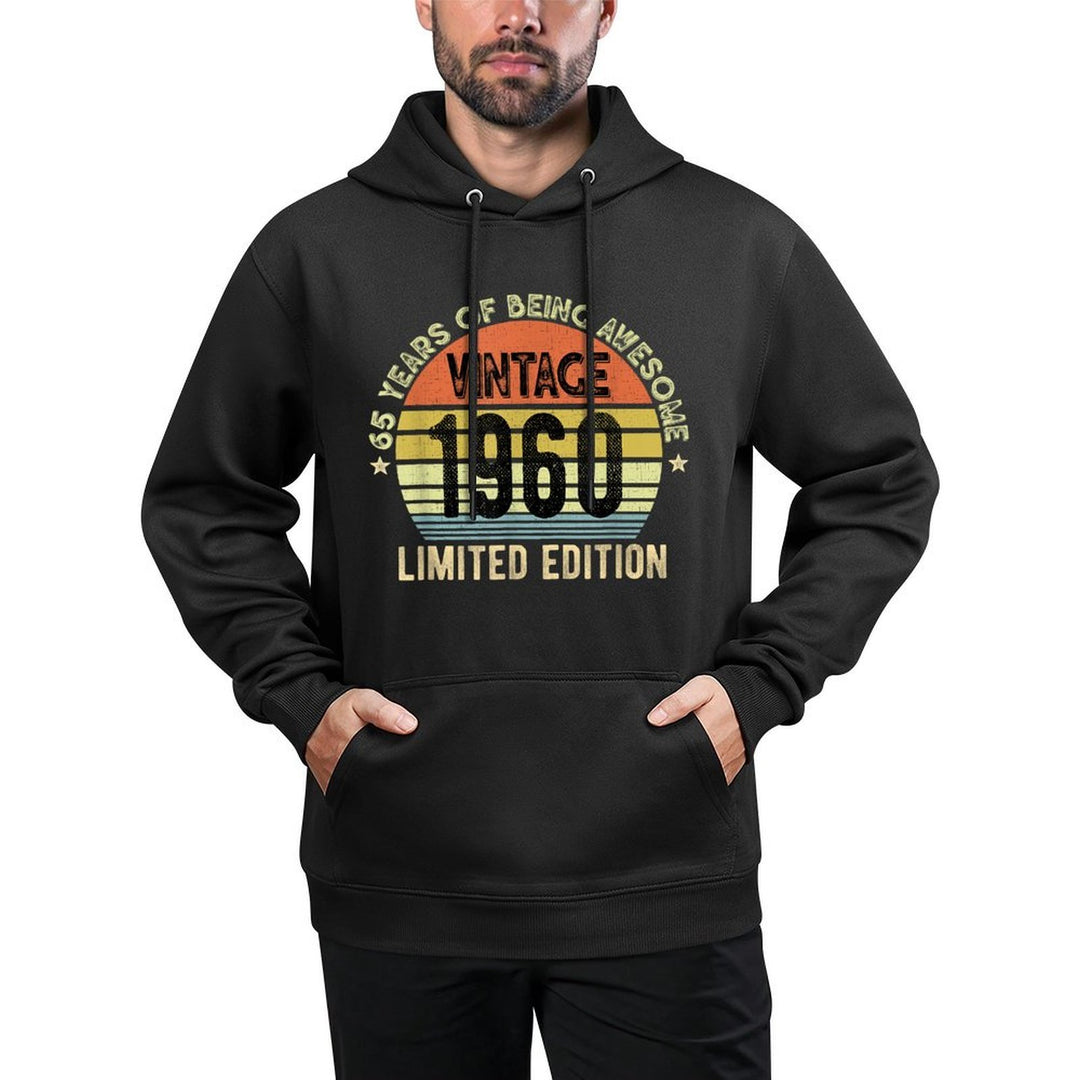 Vintage 1960 Limited Edition 65-Year-Old Gifts 65th Birthday All-Day Comfort Hoodie