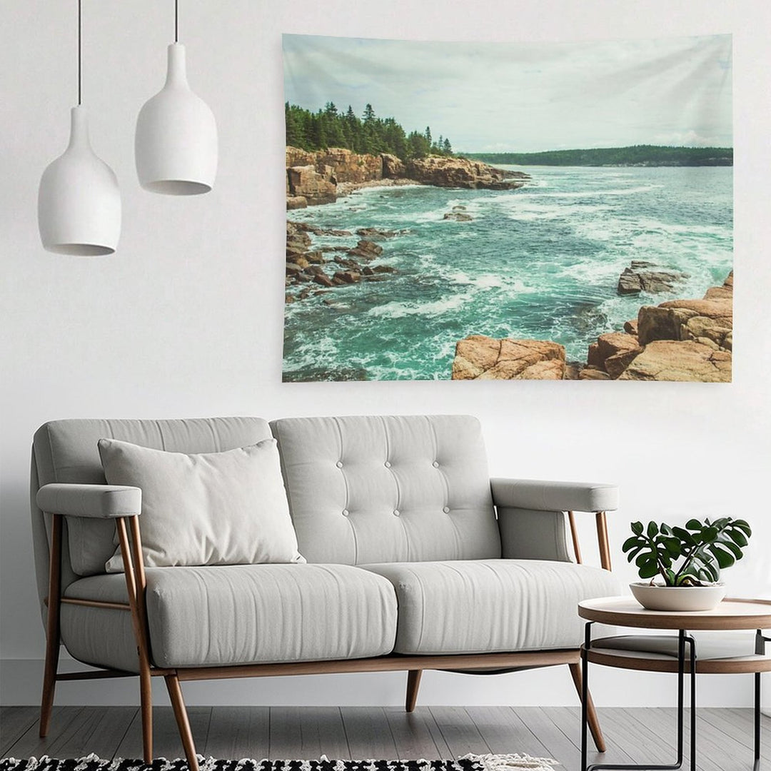 Acadia National Park Seashore II Tapestry