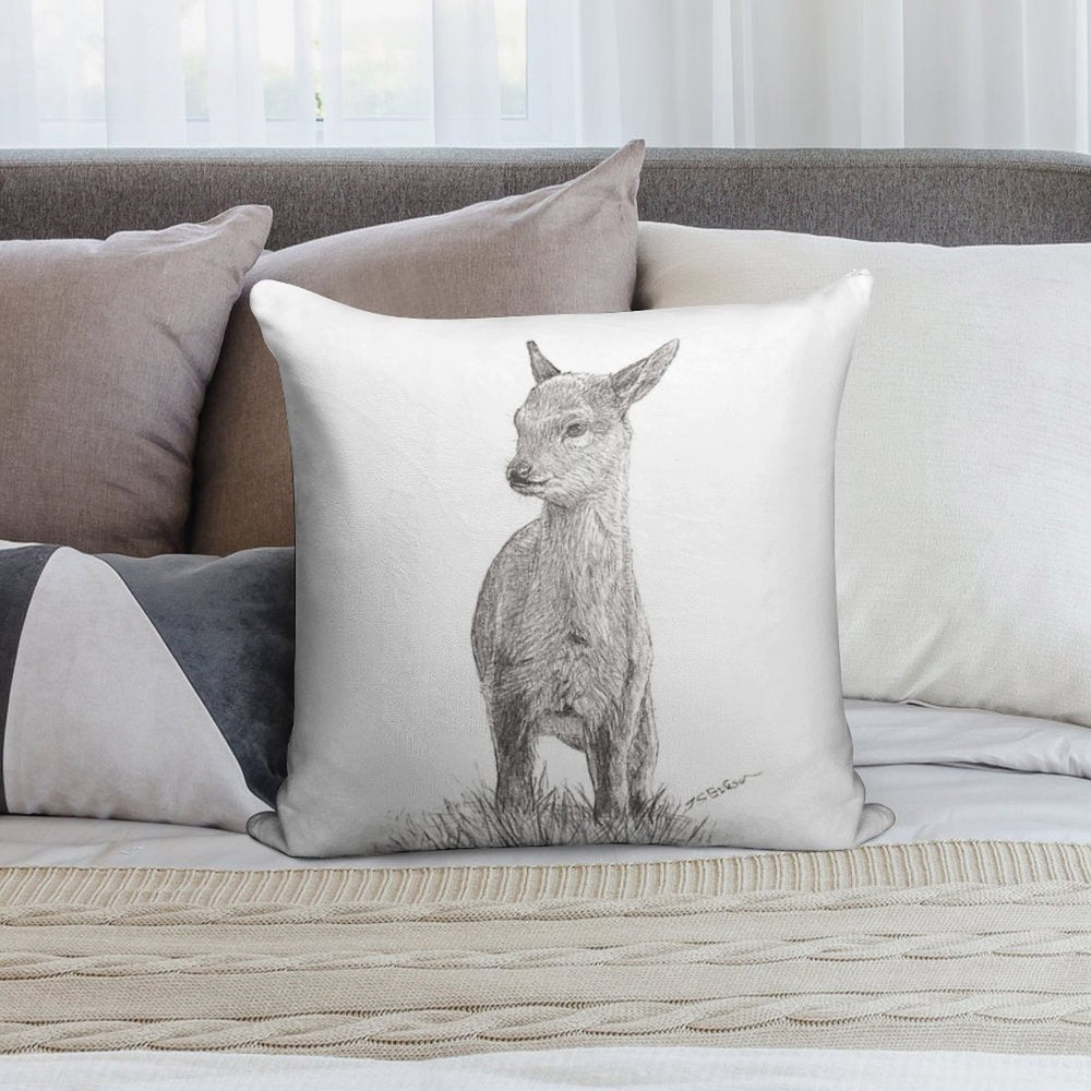 Little Deer Soft Warmth Comfort Throw Pillow