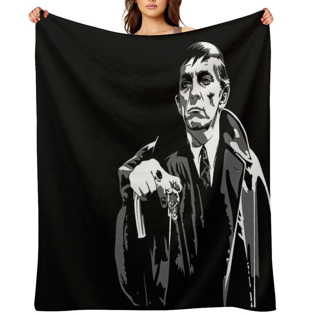 Dark Shadows - Barnabas Collins 2 Wrinkle-free Throw Blanket