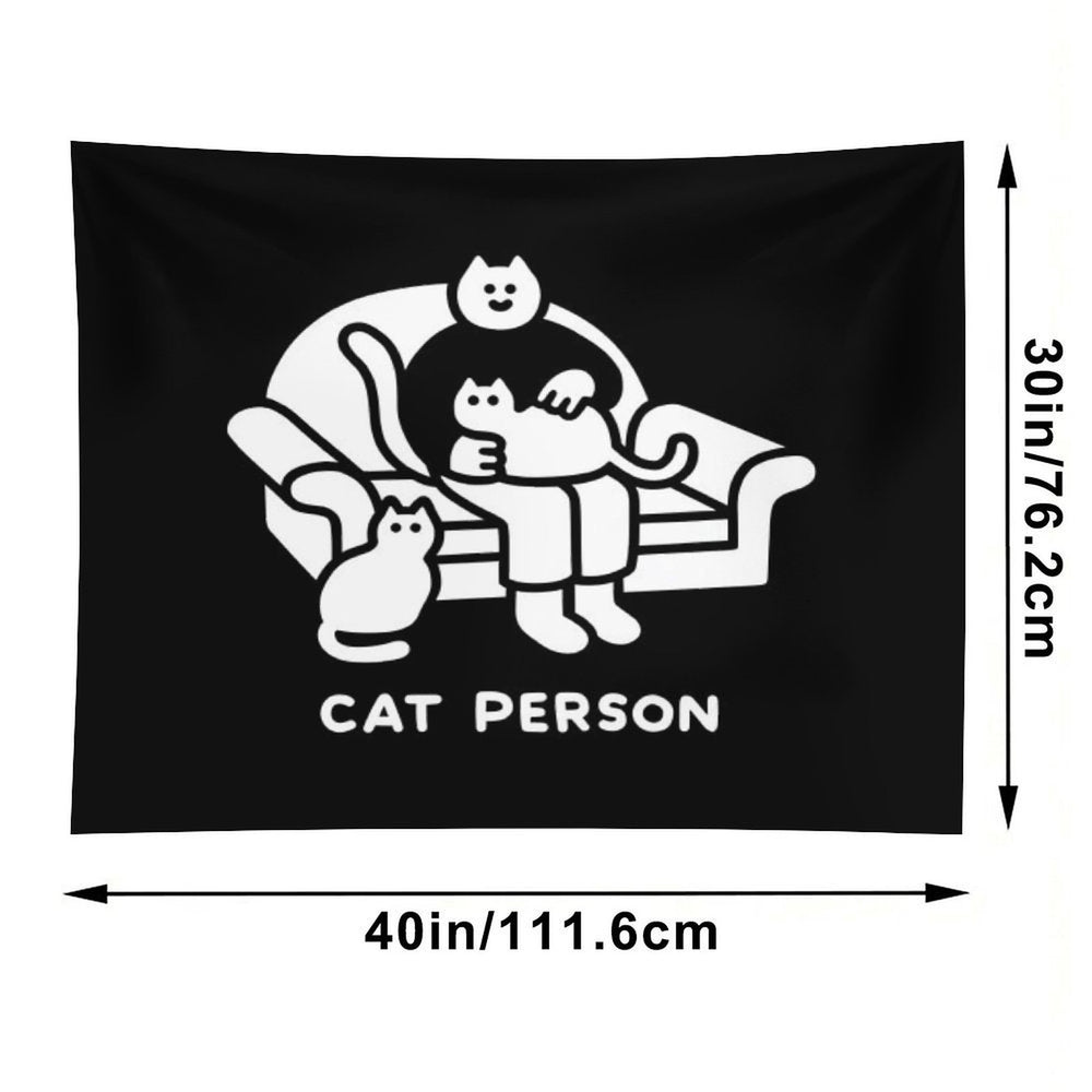 Cat Person Tapestry