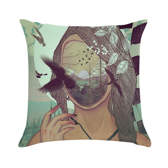MOOD Soft Fade-Resistant Throw Pillow