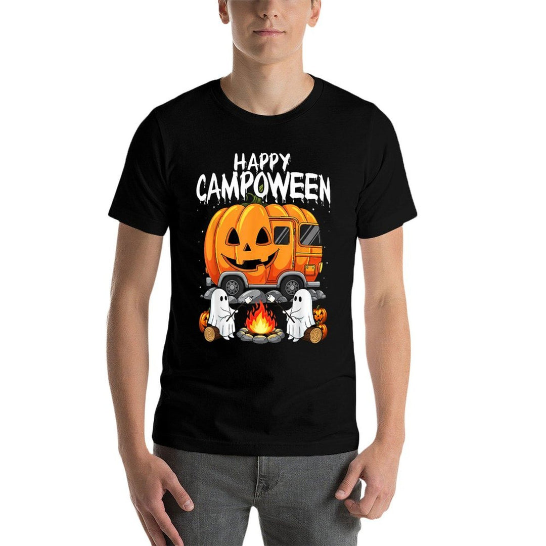 Happy Camp-O-Ween Halloween Camping Ghosts And Campfires  Affordable Price T-Shirt