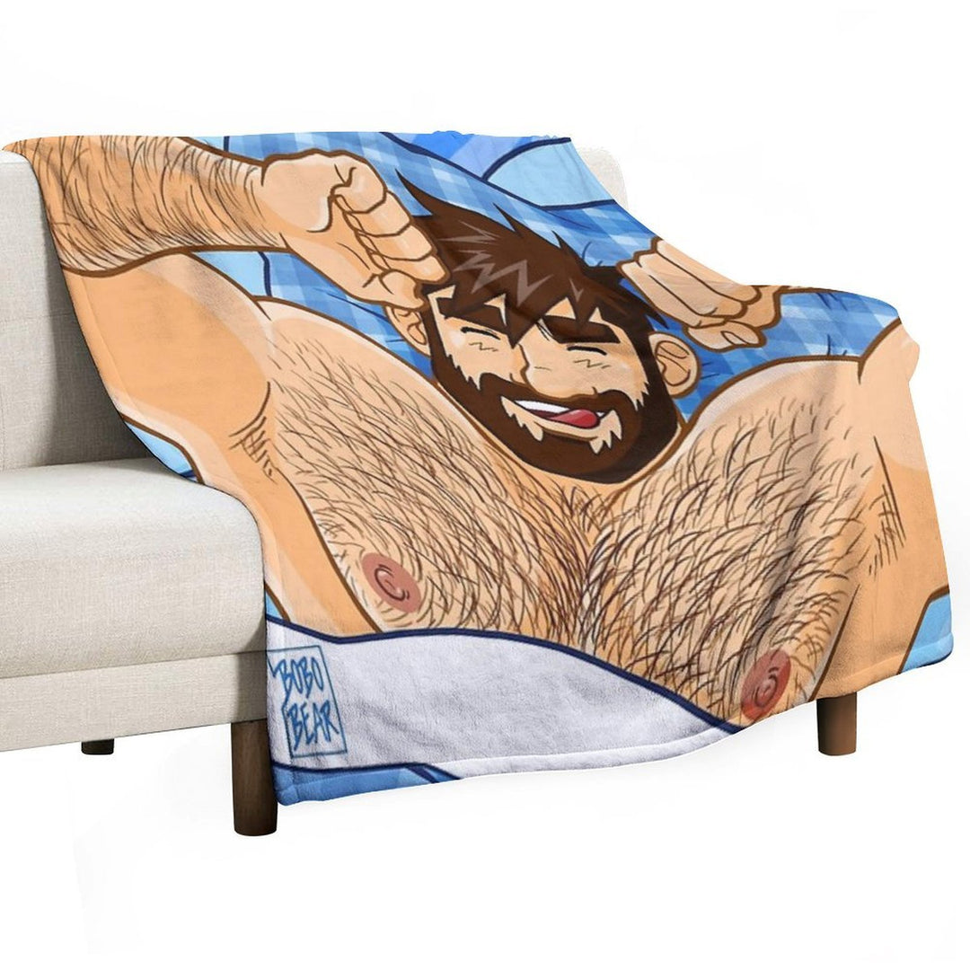 ADAM LIKES BEDTIME Gift-ready Throw Blanket