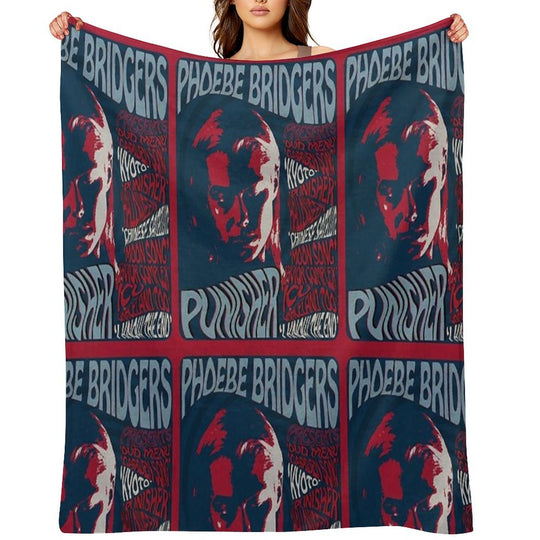 Phoebe Bridgers Psychedelic Punisher Gift-ready Throw Blanket