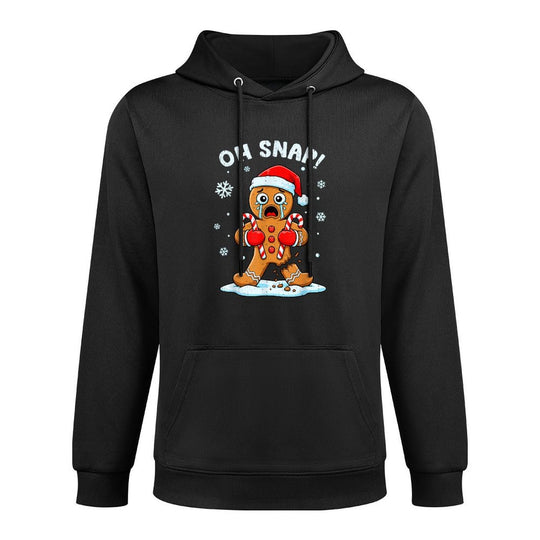 Oh Snap Gingerbread Christmas Xmas Cookie Baking Holiday All-Day Comfort Hoodie