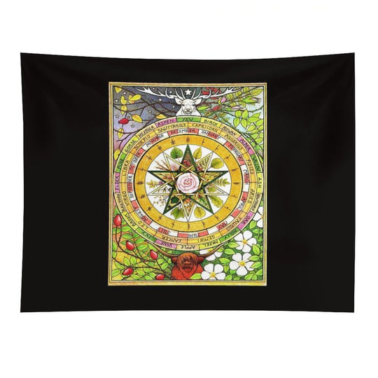 The Ogham Grove (full Colour) Tapestry