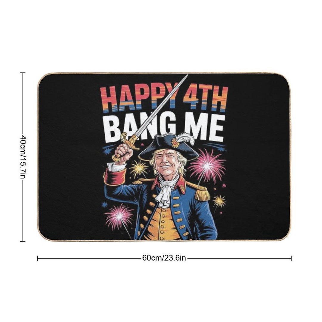 Trump Make 4th of July Great Bang Me Trump 4th of July  Odorless Bath Mat