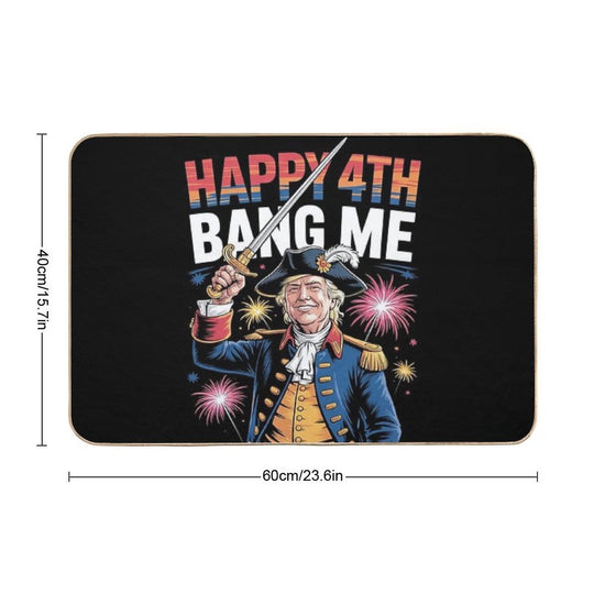 Trump Make 4th of July Great Bang Me Trump 4th of July  Odorless Bath Mat