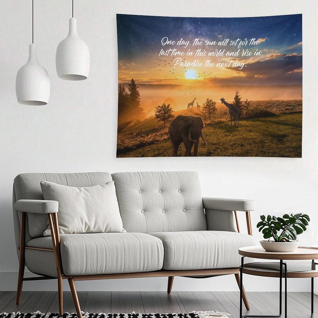 Sunrise In Paradise Tapestry