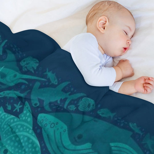 Aquatic Spectrum 2 Premium Throw Blanket