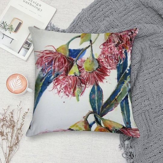 Eucalyptus Gum Blossoms2 Soft Multiple Sizes Throw Pillow