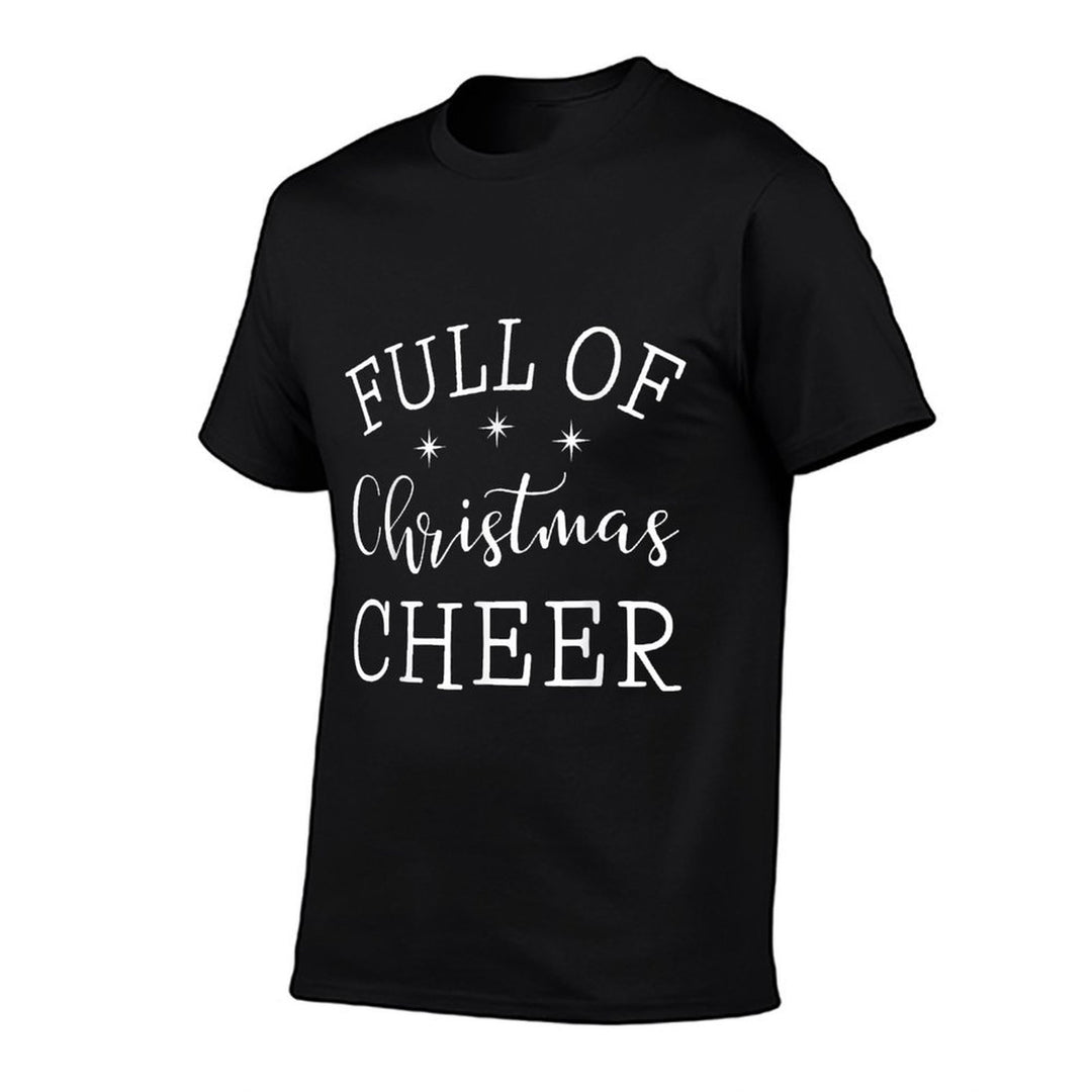 Full Of Christmas Beer And Christmas Cheer Couple Matching  Stretchy T-Shirt