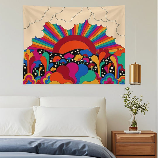 70s Landscape Tapestry