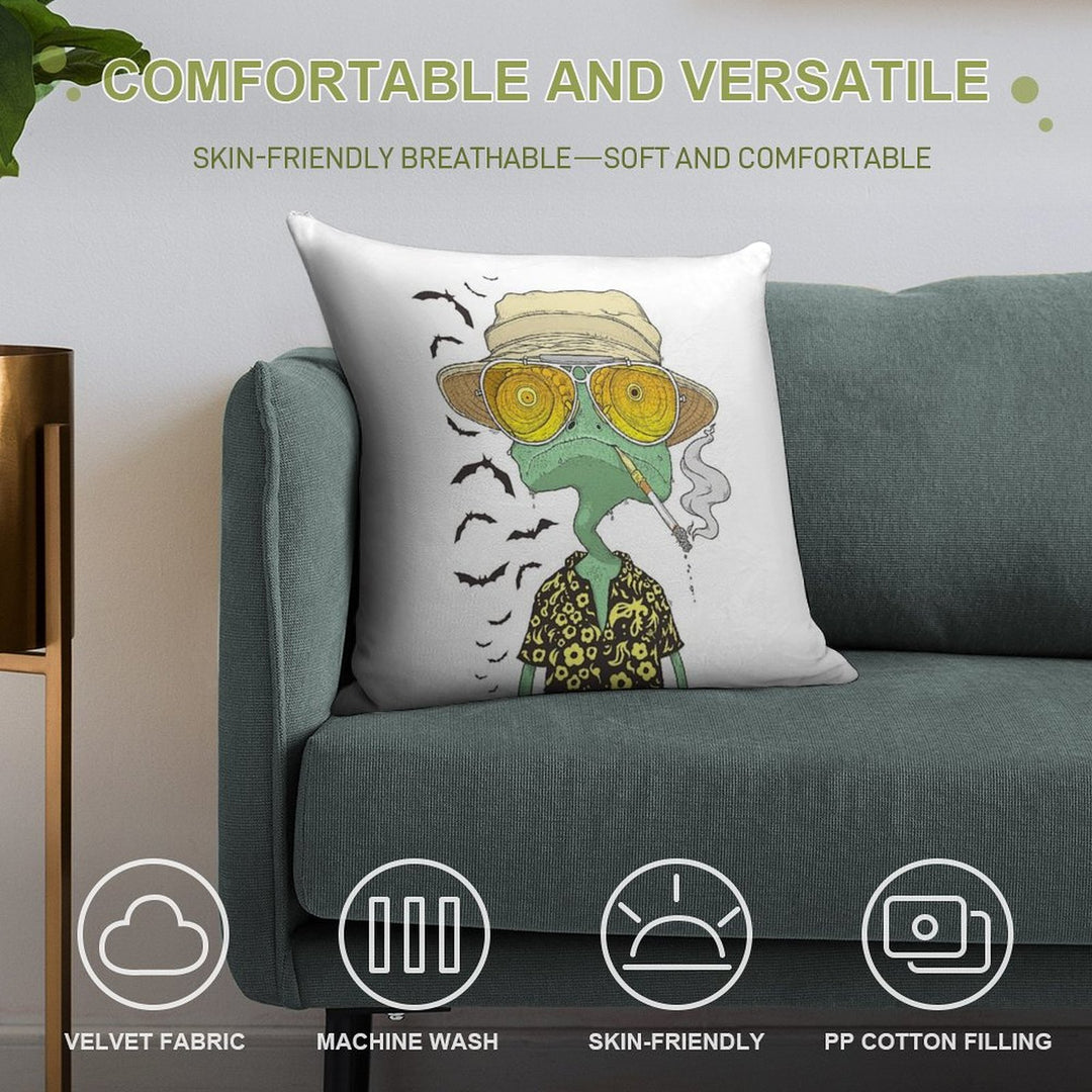 RANGO DUKE Soft Reinforced Edging Throw Pillow