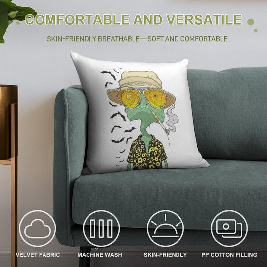 RANGO DUKE Soft Reinforced Edging Throw Pillow