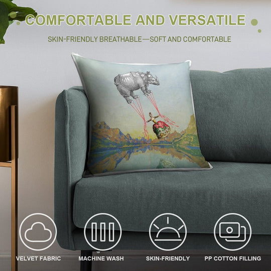 Aloft Soft Reinforced Edging Throw Pillow