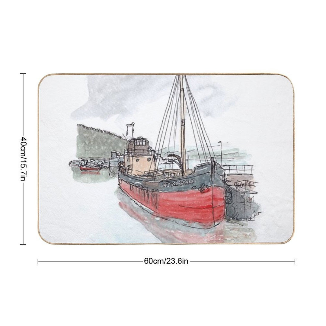 The Vital Spark - Inveraray  Dirt-Trapping Bath Mat