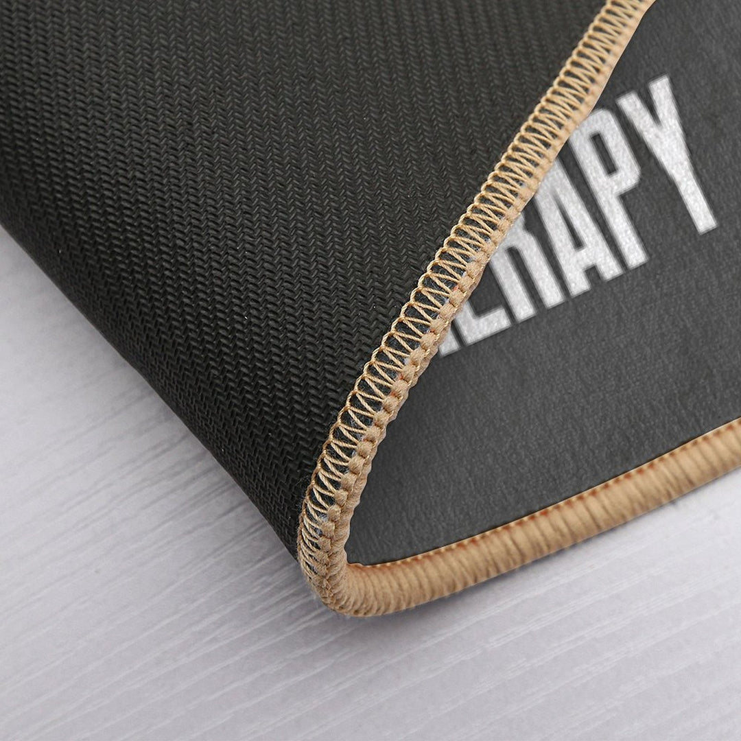 Cold Water Is My Therapy - Text Design - White Text - Wild Swimming Tees  Absorbent Bath Mat