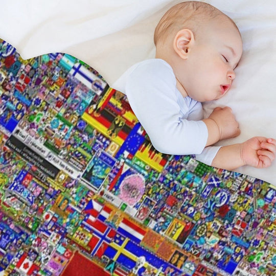 RPlace 2017 - 4000x4000 Eco-conscious Throw Blanket