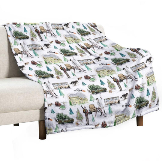 Lampoons Christmas Lightweight Throw Blanket