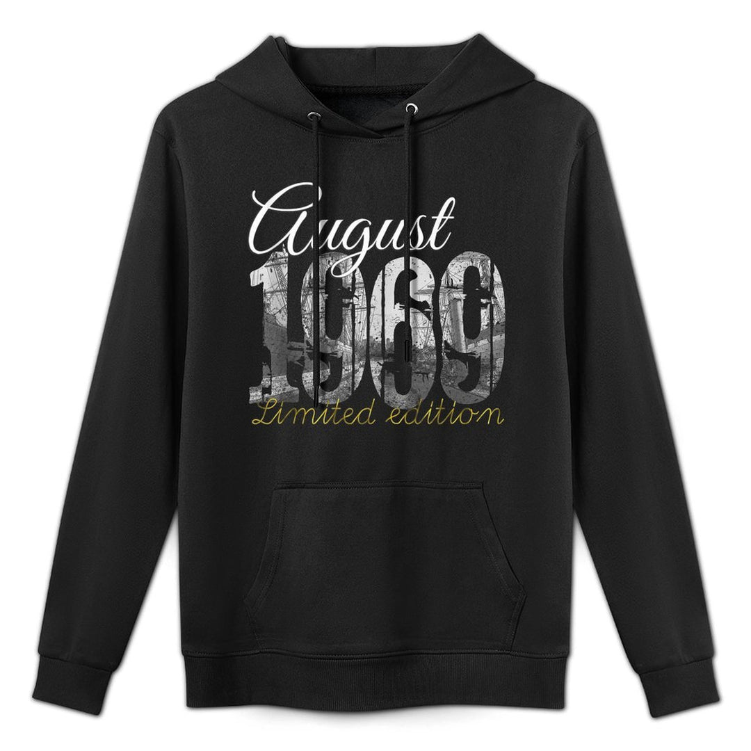 August 1969 - 50 Year Old 1969 50th Birthday Gift Customizable Surface Hoodie
