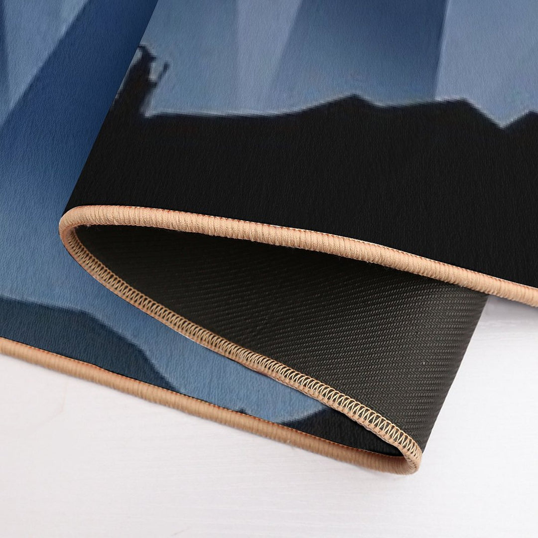 Snow Mountain  Anti-Trip Bath Mat