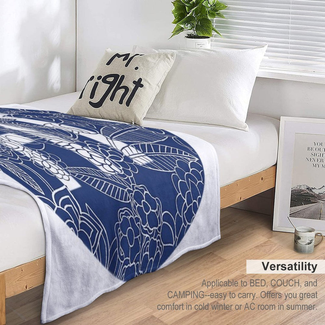 FIT Blooms Sustainable Throw Blanket