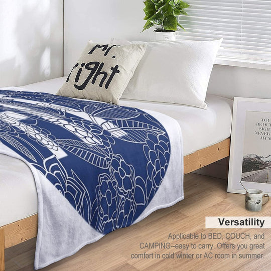 FIT Blooms Sustainable Throw Blanket