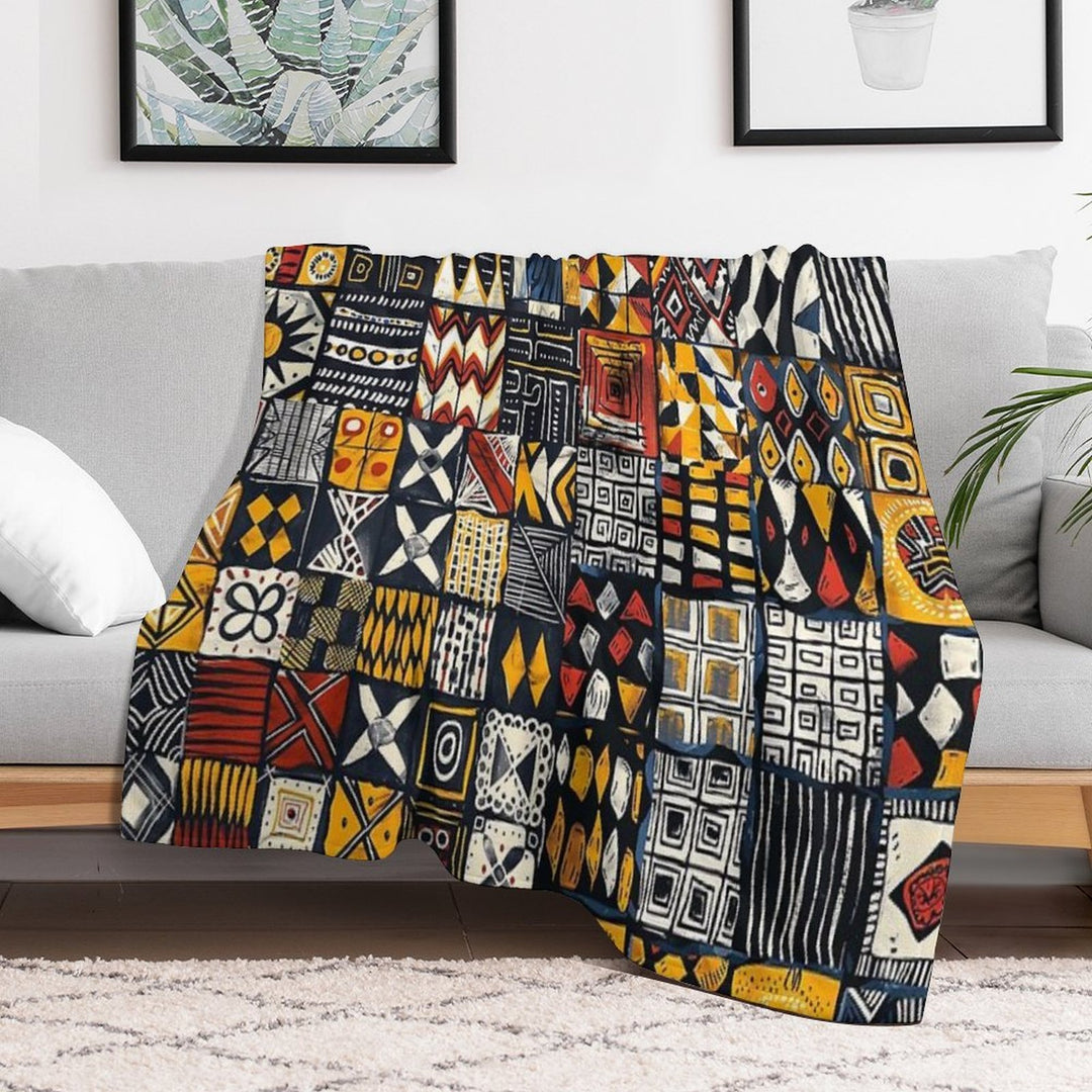 Tribal Mosaic A Celebration of Color And Pattern Gift-ready Throw Blanket