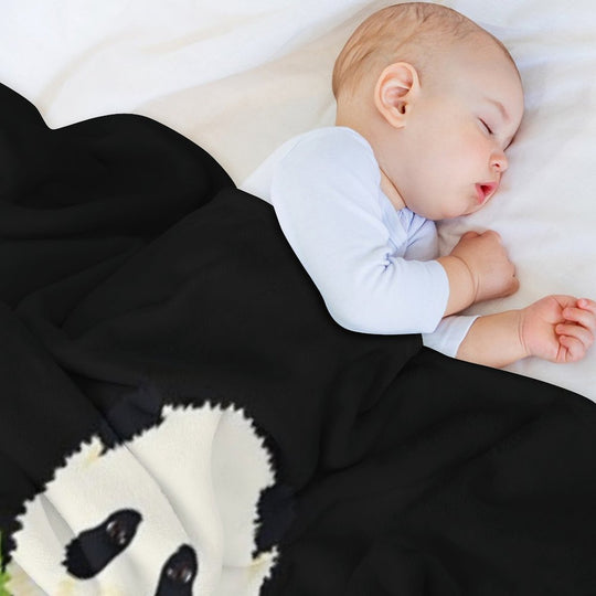 I Just Really Like Pandas, OK Eco-conscious Throw Blanket