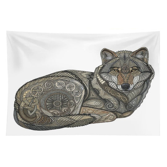 Norse Wolf Tapestry