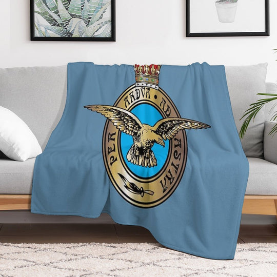 Royal Air Force Badge Quick-dry Throw Blanket