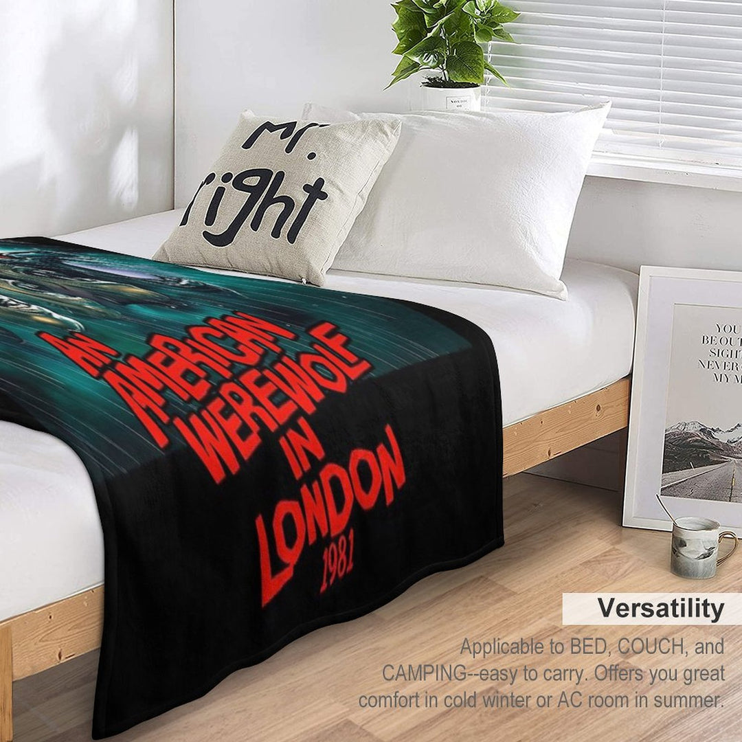 An American Werewolf in London Anti-pilling Throw Blanket
