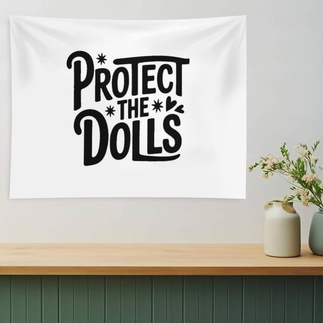 Protect The Dolls T-Shirt – Trans Rights Support Tee  LGBTQ+ Inclusive Pride Shirt Tapestry