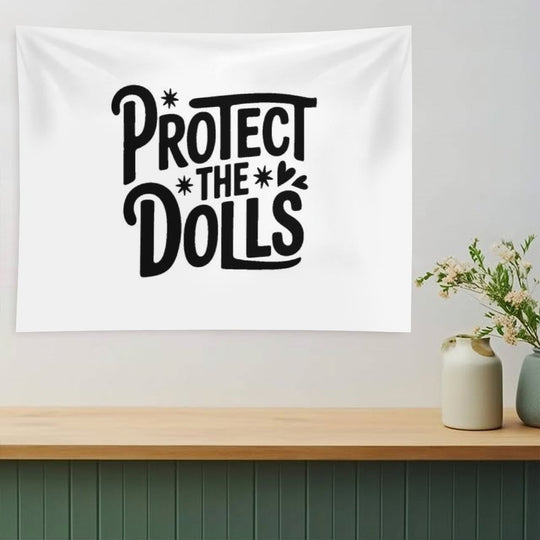 Protect The Dolls T-Shirt – Trans Rights Support Tee  LGBTQ+ Inclusive Pride Shirt Tapestry