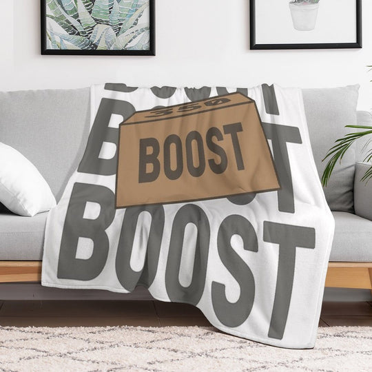 Yeezy Boost  Box Velvety-soft Throw Blanket