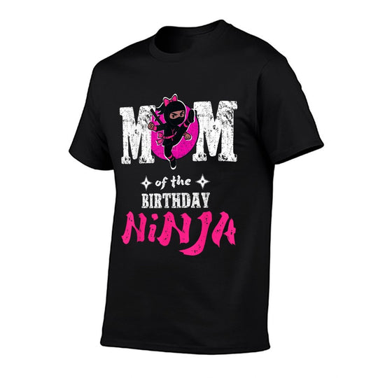 Mom of The Birthday Ninja Funny Girl Ninja Birthday  Classic T-Shirt