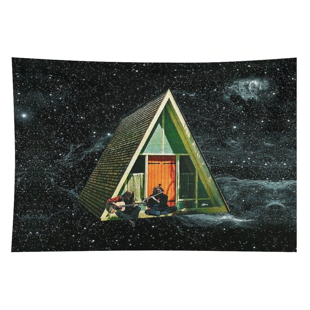 A House in Space Tapestry