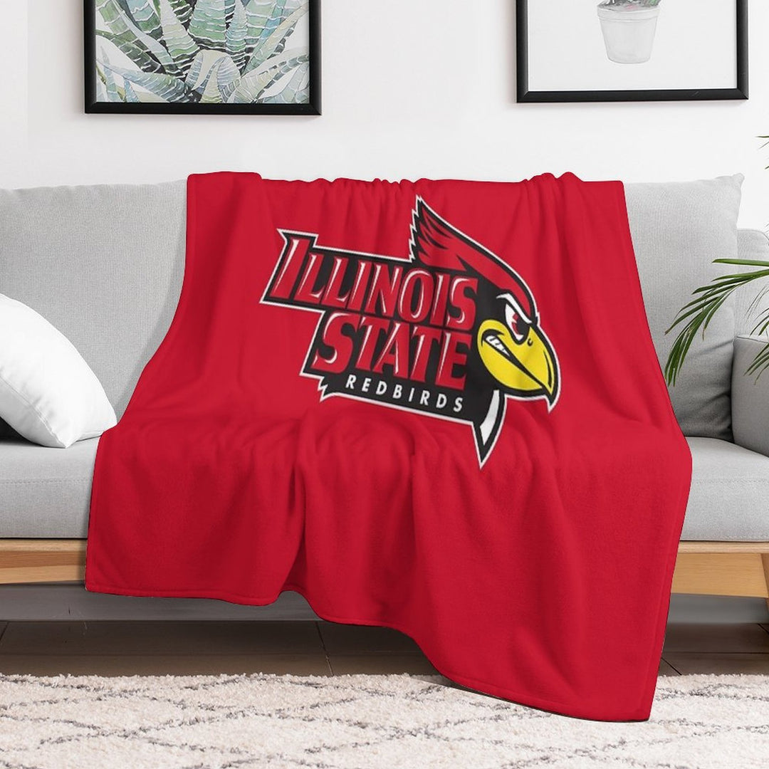 The Redbirds Illinois State-icon All-season Throw Blanket