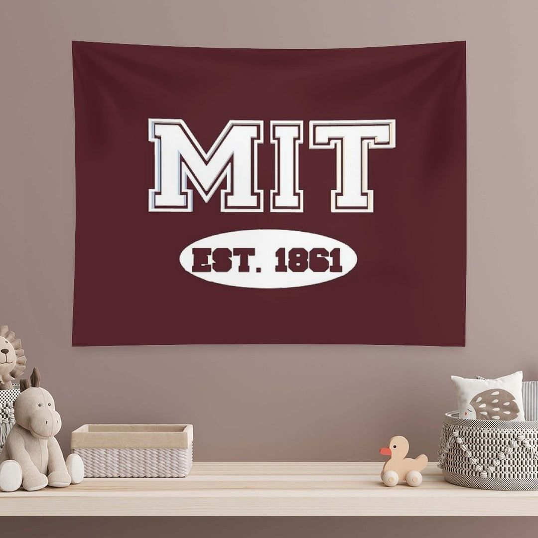 MIT EST 1861 MASSACHUSETTS  VARSITY Tapestry