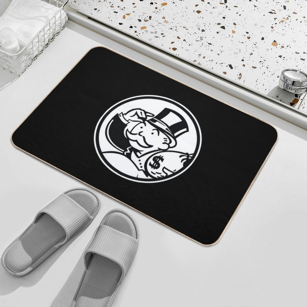 Wealthy Monopoly  Easy To Clean Bath Mat