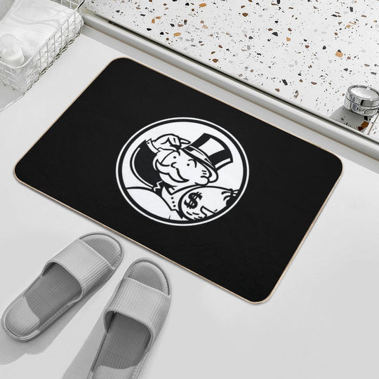 Wealthy Monopoly  Easy To Clean Bath Mat
